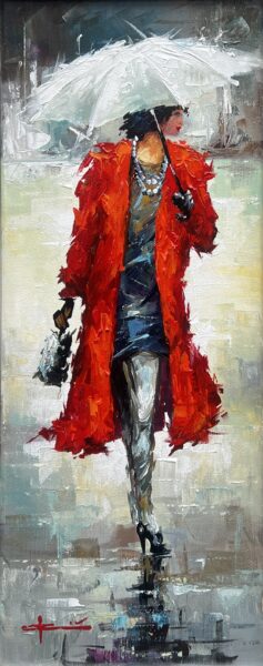 Painting - a painting by Marian Jesień