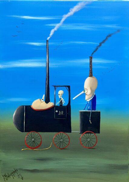 Painting - a painting by Jarosław Kiełczyński