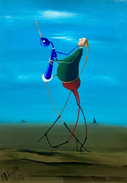 Painting - a painting by Jarosław Kiełczyński