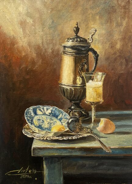 Żółtko - a painting by Zbigniew Cortez Zając