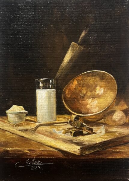 Kostki czekolady - a painting by Zbigniew Cortez Zając