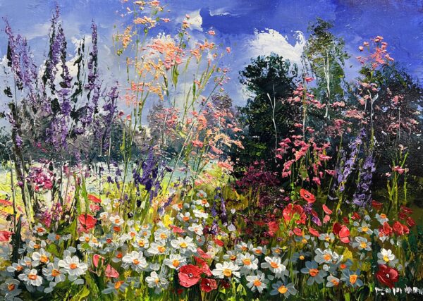 Eternal Bloom in E Minor - a painting by Pentti Vainio