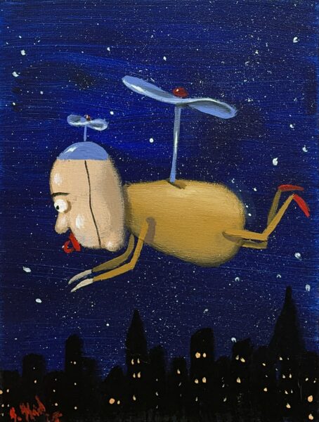 Drift of the Dreamborne - a painting by Jarosław Kiełczyński