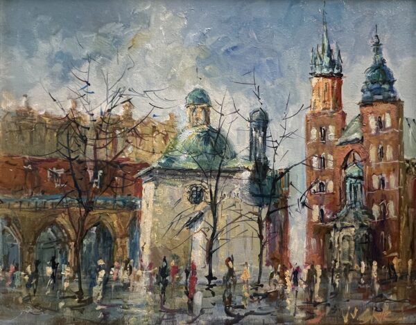 Kraków - a painting by Włodzimierz Skuza