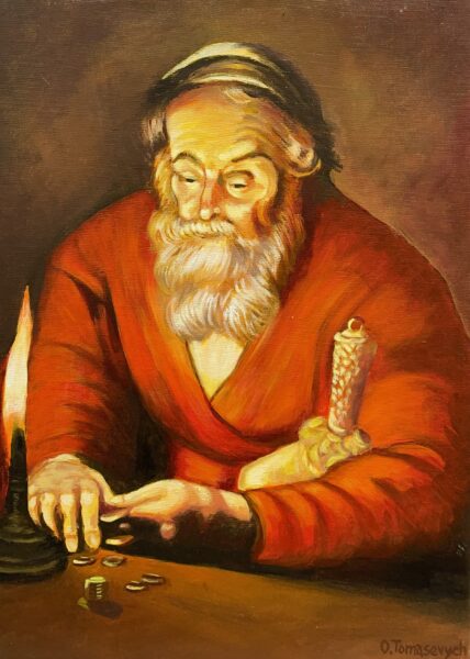 Embers of the Silent Mind - a painting by Aleksander Tomasievych