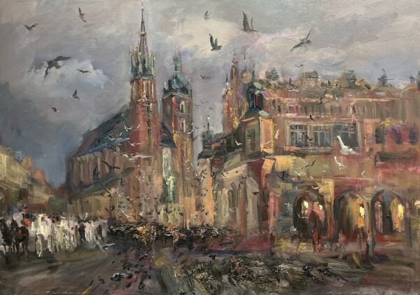 Beneath the Swell of Time - a painting by Jarosław Tarnowski