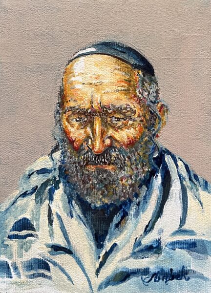 Echoes Beneath the Silence - a painting by Andrzej Dąbek