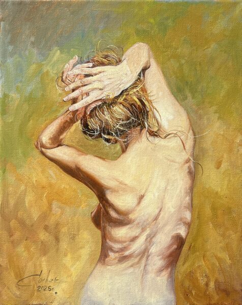 Akt – plecy - a painting by Zbigniew Cortez Zając