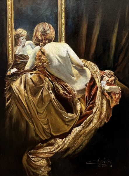 Odbicie w lustrze - a painting by Zbigniew Cortez Zając