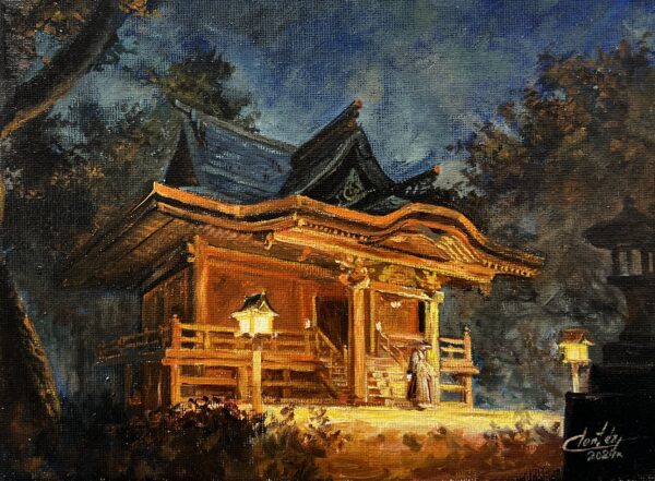 Świątynia - a painting by Zbigniew Cortez Zając