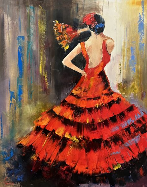 Embers of the Turning Heart - a painting by Alfred Anioł