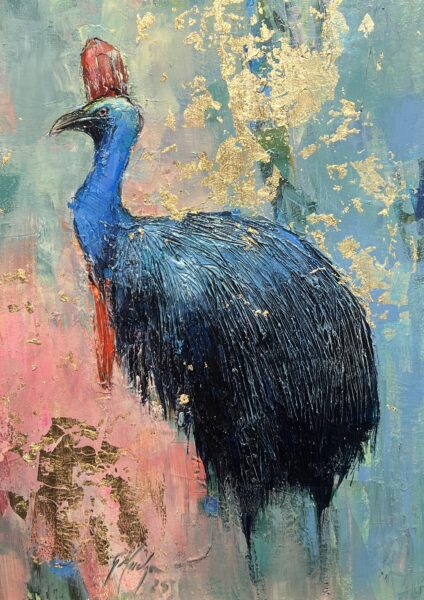 Majesty in Refracted Light - a painting by Grażyna Mucha