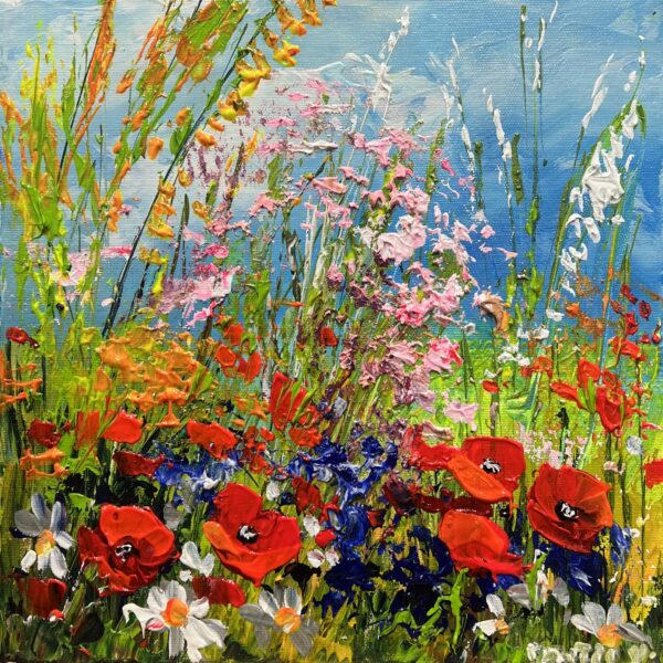 Where Wild Joy Blooms - a painting by Pentti Vainio