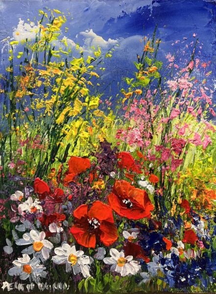 Chorus of Bloom - a painting by Pentti Vainio