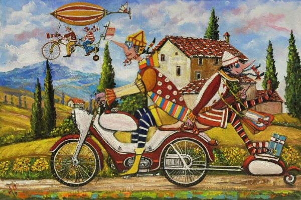 Ahh, those Tuscan vibes - a painting by Artur Płachta