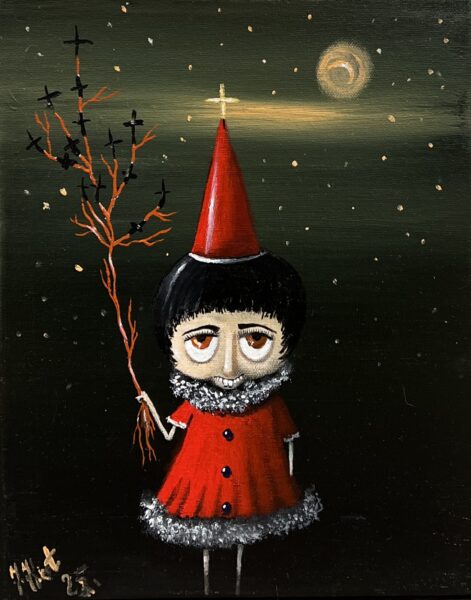 Tooth fairy - a painting by Jarosław Kiełczyński