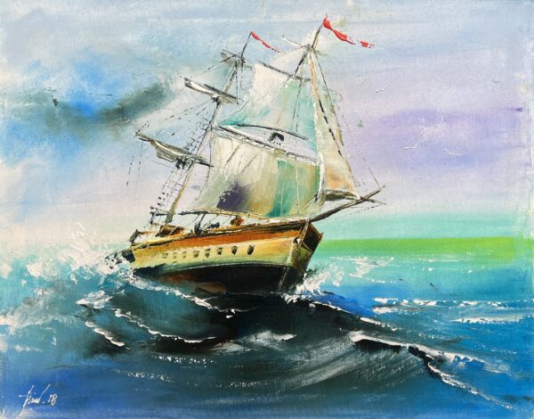 Where Horizons Tremble - a painting by Alfred Anioł