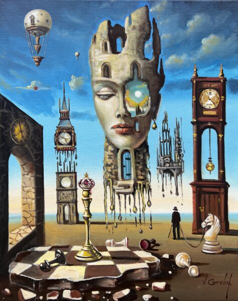 The Unjudged Queen - a painting by Nikolay Gorovoy