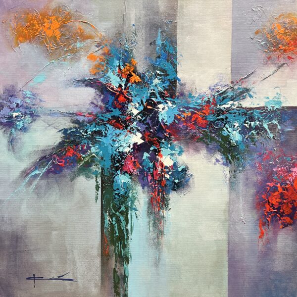 Riot of the Unspoken - a painting by Marian Jesień