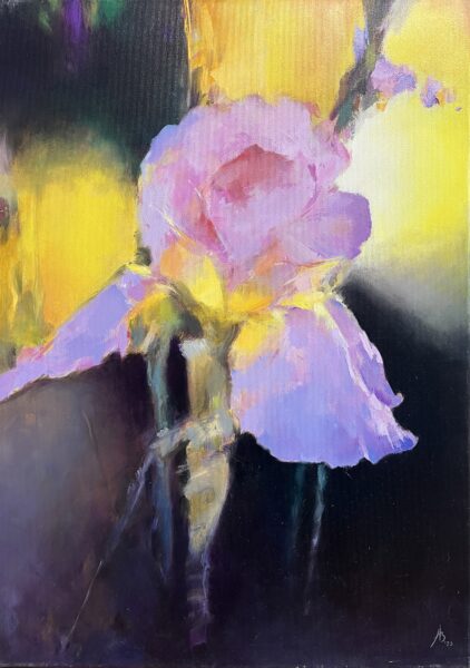 Breath Between Petals - a painting by Andrzej Białecki