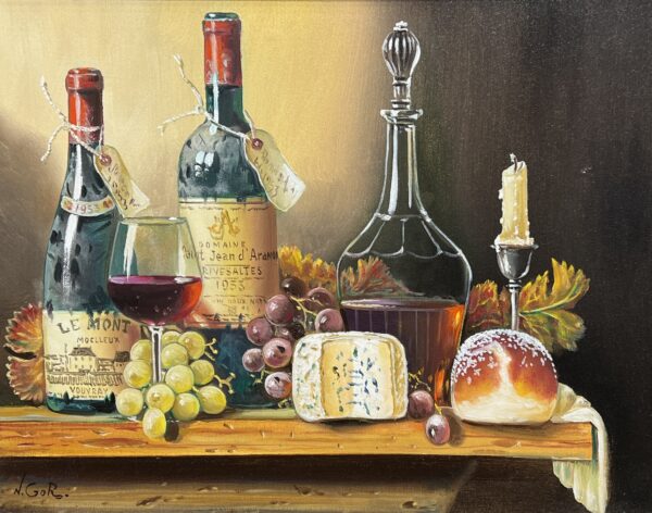 The Silence of Decadence - a painting by Nikolay Gorovoy