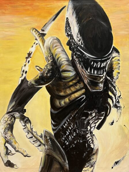 Elegy for a Dying Star - a painting by Agnes