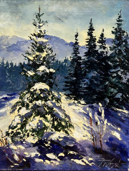 Spellbound Silence - a painting by Tadeusz Wojtkowski