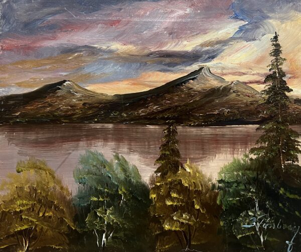 When the Sky Forgot to End - a painting by European school (XX)