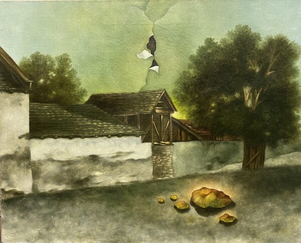 When the Sky Forgot Itself - a painting by European school (XX)