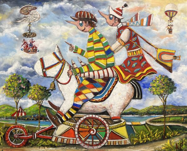 New lands, new flavors - a painting by Artur Płachta