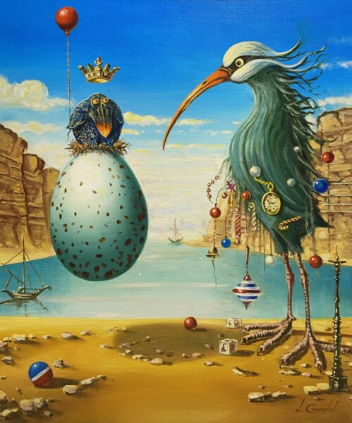 A feeling of excltement - a painting by Nikolay Gorovoy