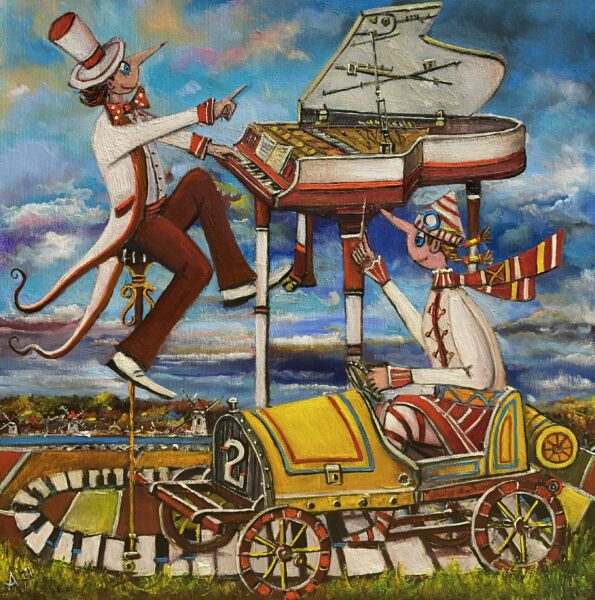 No title - a painting by Artur Płachta