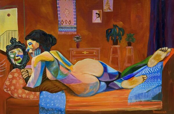 No title - a painting by Aleksander Tomasievych