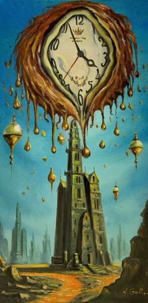 Cathedral of the Unraveled Hour - a painting by Nikolay Gorovoy