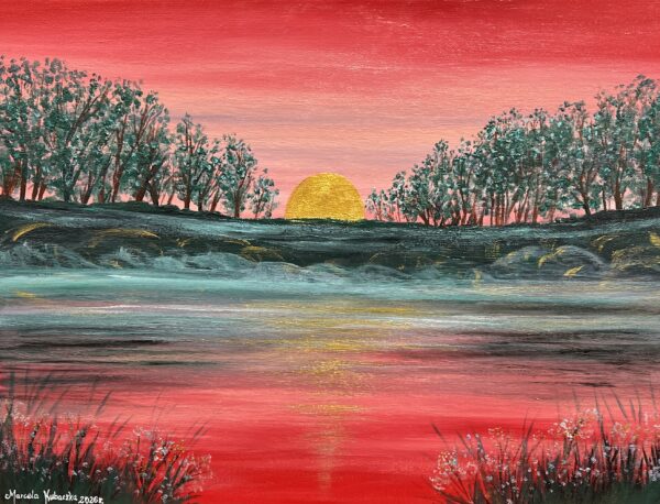 Tam gdzie wraca nadzieja - a painting by Marcela Kubaczka