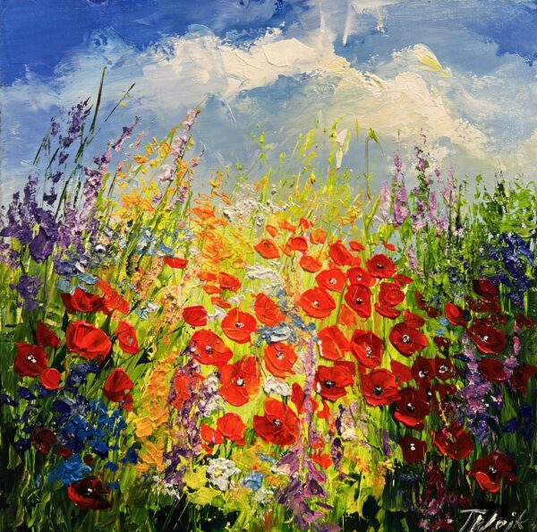 Euphoria in Bloom - a painting by Pentti Vainio