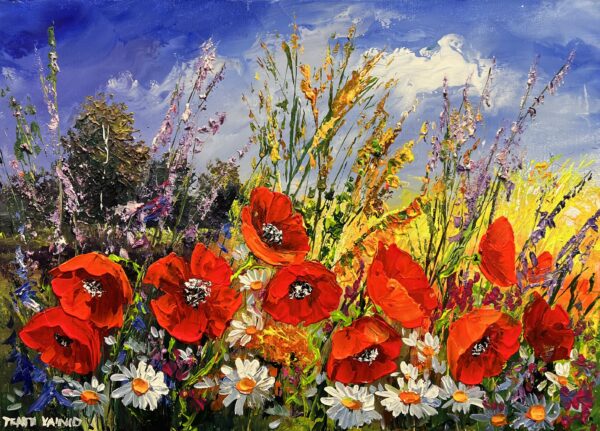 “Serenade of Blossoms” - a painting by Pentti Vainio