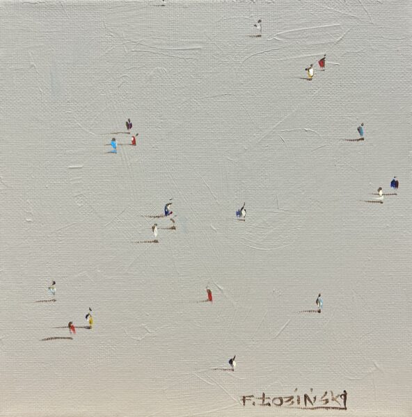 “Whispers of Ethereal Ballet” - a painting by Filip Łoziński