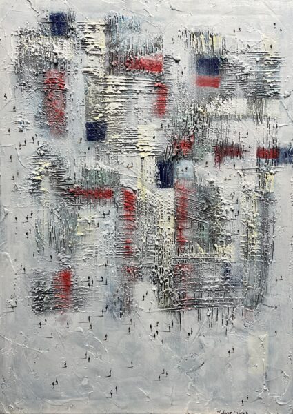 “Eclipsed Whispers” - a painting by Filip Łoziński