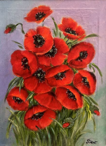 Flowers - a painting by Barbara Siewierska