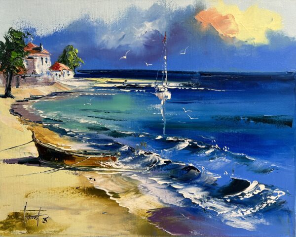 “Serenade of the Waves” - a painting by Alfred Anioł