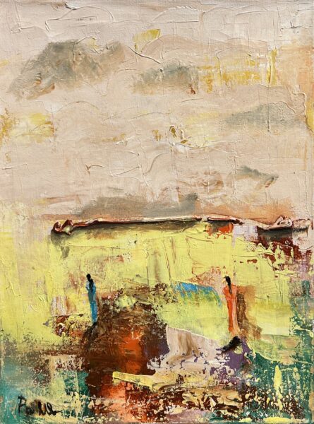 “Sunlit Reverie” - a painting by Abdul Chrystus