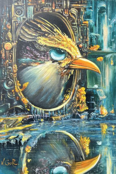 A view from the future - a painting by Nikolay Gorovoy