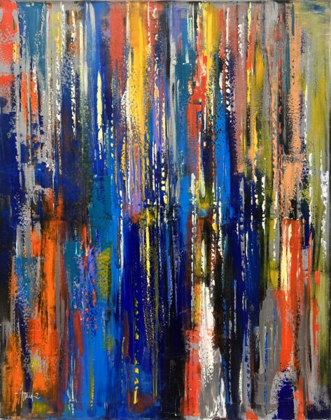 Chromatic Serenade - a painting by Alfred Anioł