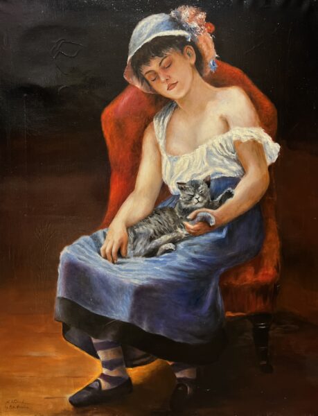 “Slumber’s Gentle Harmony” - a painting by Alfred Anioł