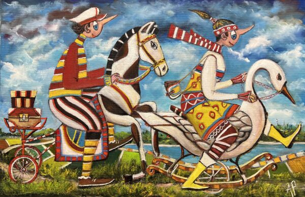 Always close to nature - a painting by Artur Płachta