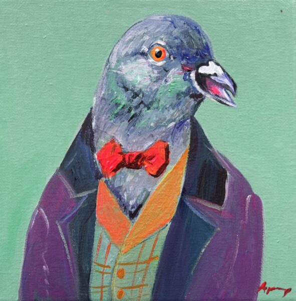 “Plumage and Panache” - a painting by Agnes