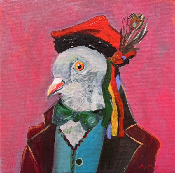 “Plumage and Pageantry” - a painting by Agnes