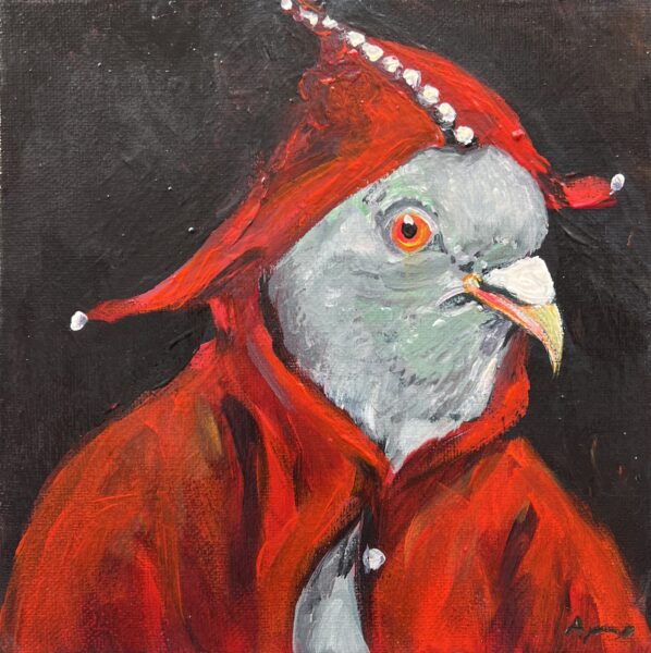 “Majesty in Motley” - a painting by Agnes