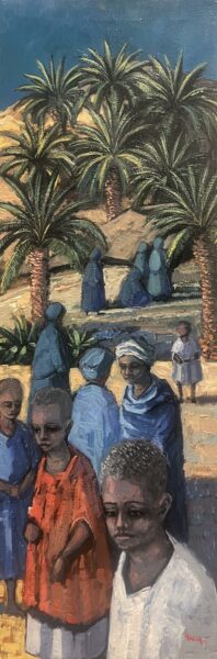 “Echos of Golden Horizons” - a painting by European school (XX)